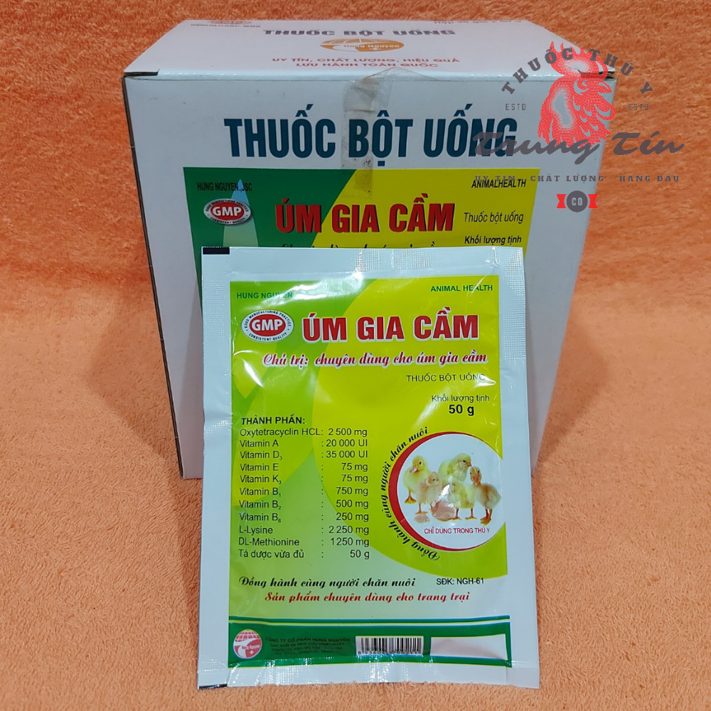 1 GÓI / 50G - ÚM GÀ CON (thế hệ mới) phòng ngừa bệnh gà con