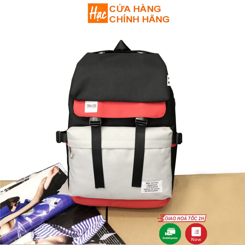 Balo nữ ba lô nam thời trang ulzzang đi học vải oxford chống nước có ngăn đựng laptop 16 inch BX530L