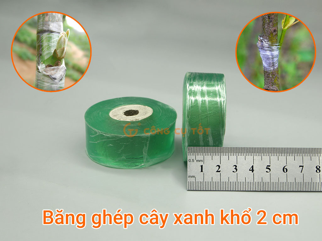 [HÀNG CÓ SẴN] Màng keo ghép cây tự dính khổ 2cm x 100m màng ghép cây tự hủy giá rẻ