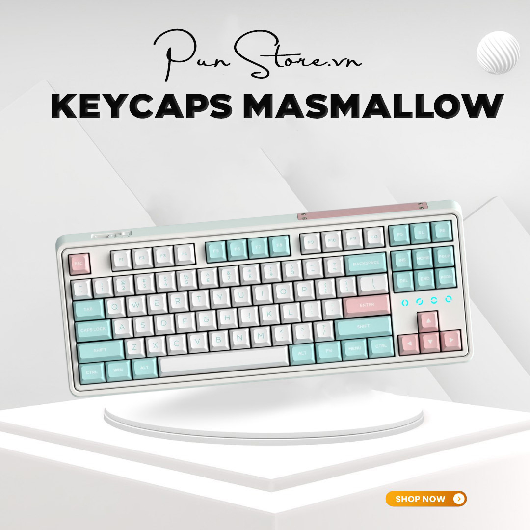 Bộ keycap FL-Esports Mash Mallow