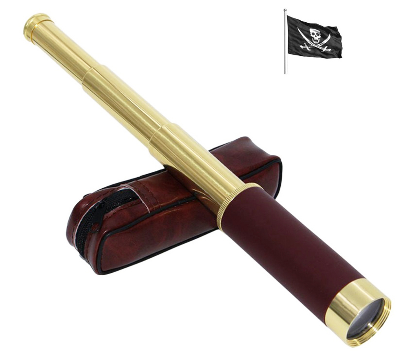 Kính viễn vọng hải tặc, ống nhòm, ống nhòm ban đêm, ống nhòm 1 mắt, Ống Nhòm kéo dài, gấp gọn 25x30