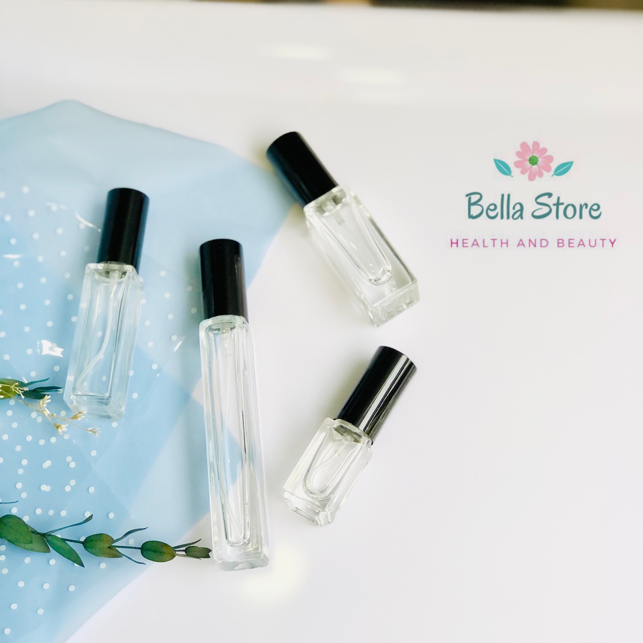 Chai chiết nước hoa thủy tinh trơn 2ml 3ml 5ml 10ml
