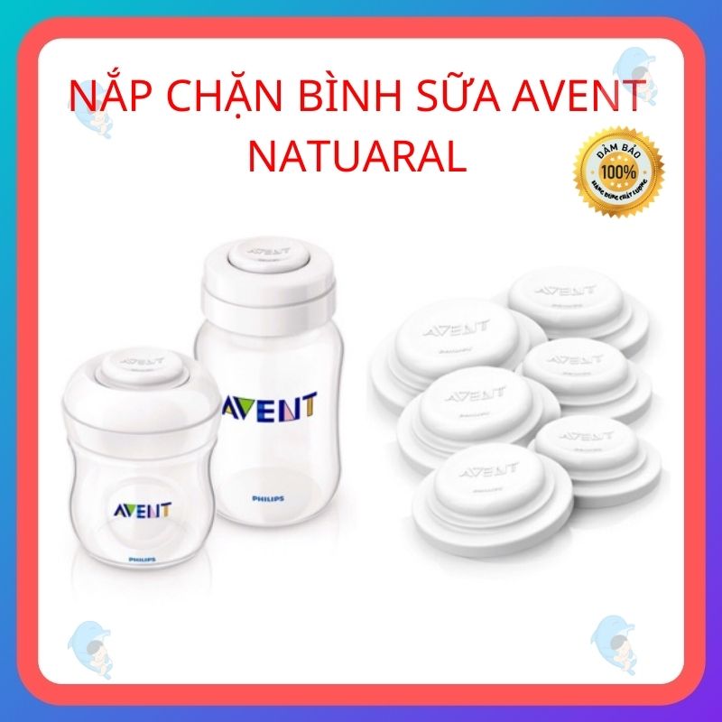 Nắp chặn bình sữa/ bình trữ sữa dùng cho bình sữa Avent Natural ( Tách set)