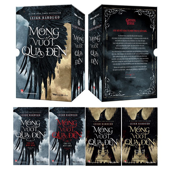 Sách - Móng Vuốt Quạ Đen - LIMITED BOXSET trọn bộ 4 tập