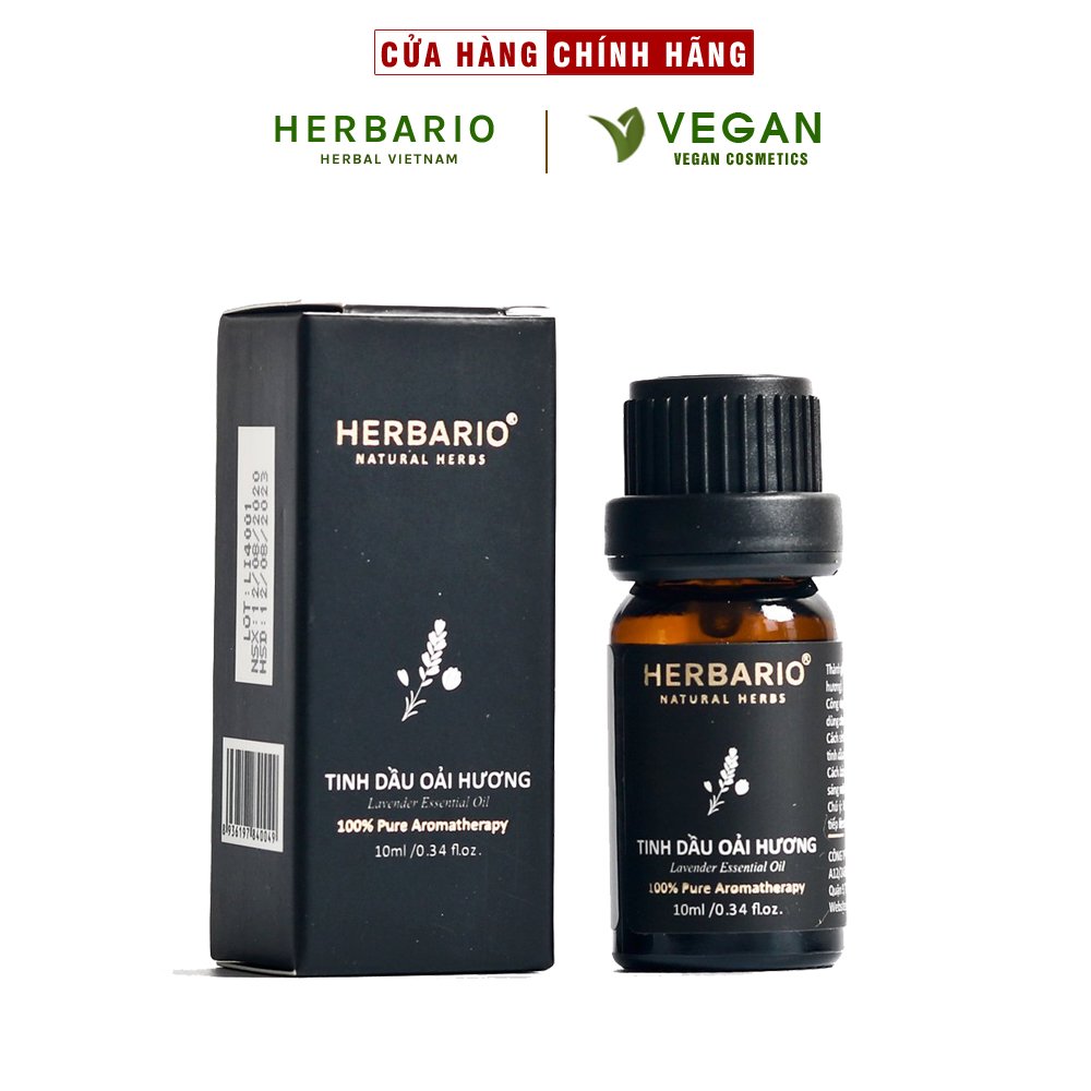 Tinh dầu oải hương nguyên chất herbario 10ml