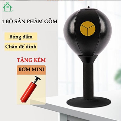 Đồ chơi đấm bốc bamboo home đấm boxing giải trí luyện phản xạ sức bền trụ đấm boxing lò xo thép cao cấp