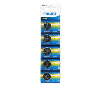 Vỉ 5 viên pin philips minicell cr2032 3v