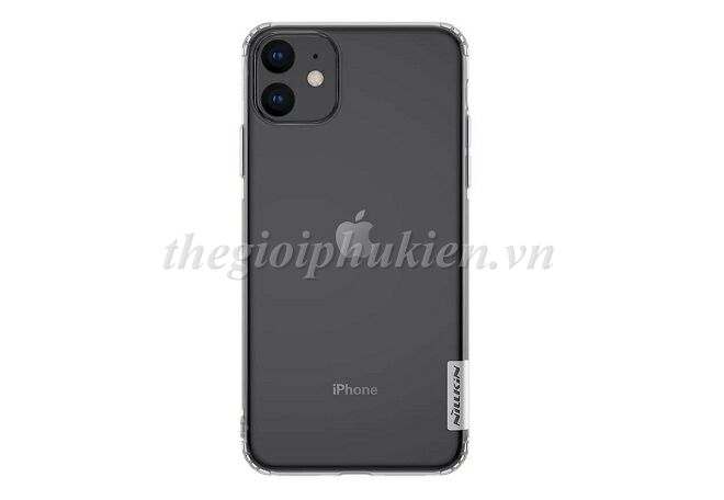 Ốp lưng silicon dẻo trong suốt iPhone 11 chính hãng Nillkin Nature