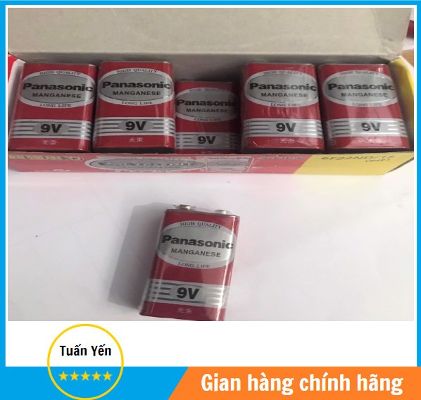 Pin vuông 9V Panasonic hàng chính hãng.