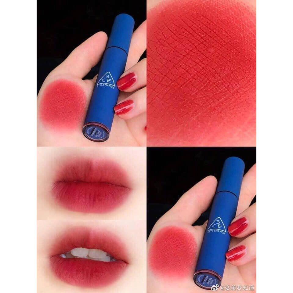 Son môi chính hãng - 3CE CLASSIC BLUE - Thỏi son làm lung lay trái tim người phụ nữ