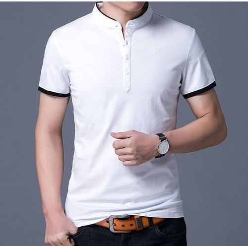 Áo thun nam cổ trụ phong cách hàn quốc bonado bn99