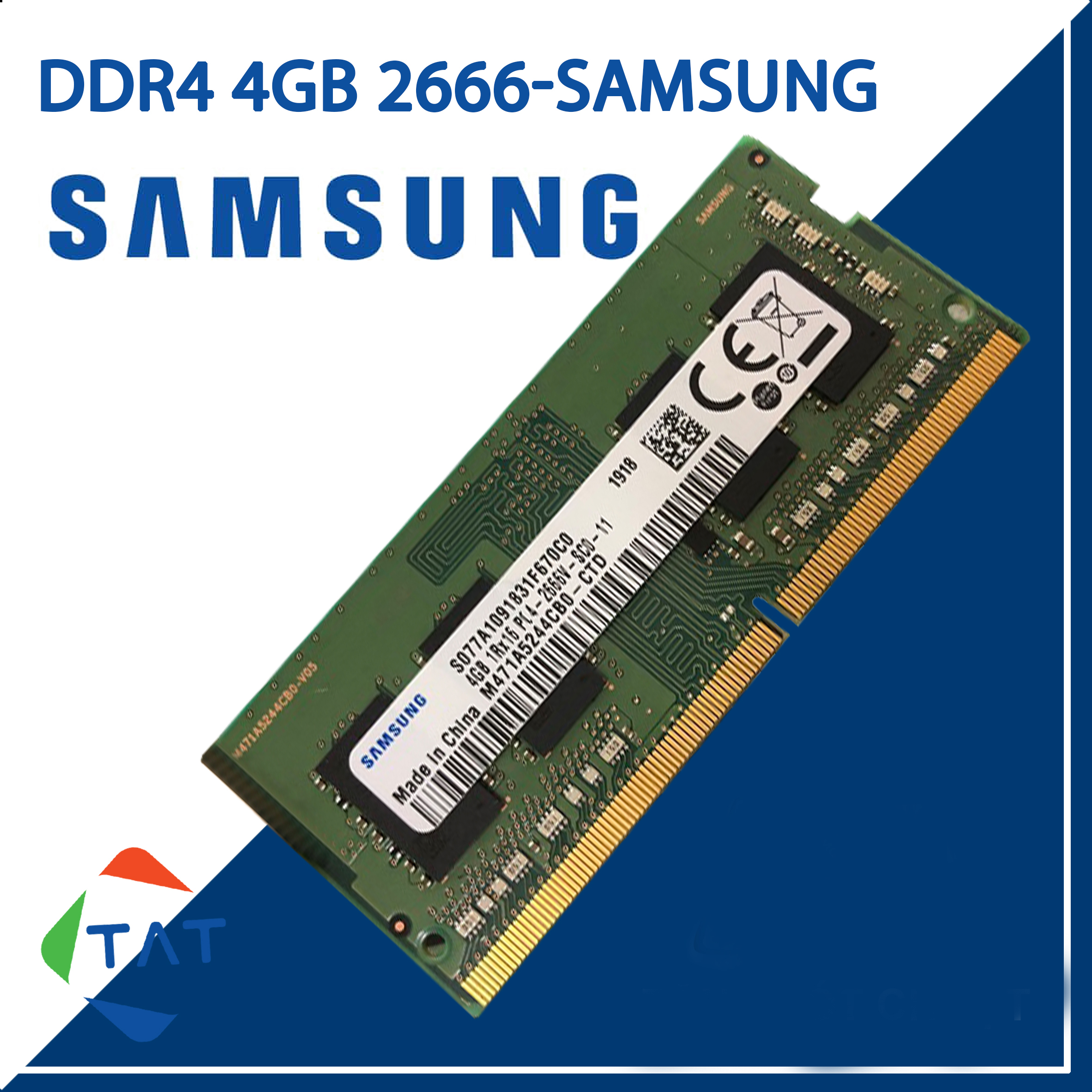 RAM Samsung Hynix Micron Kingston 4GB DDR4 Bus 2666MHz 1.2V PC4-2666 Dùng Cho Máy Tính Xách Tay Laptop