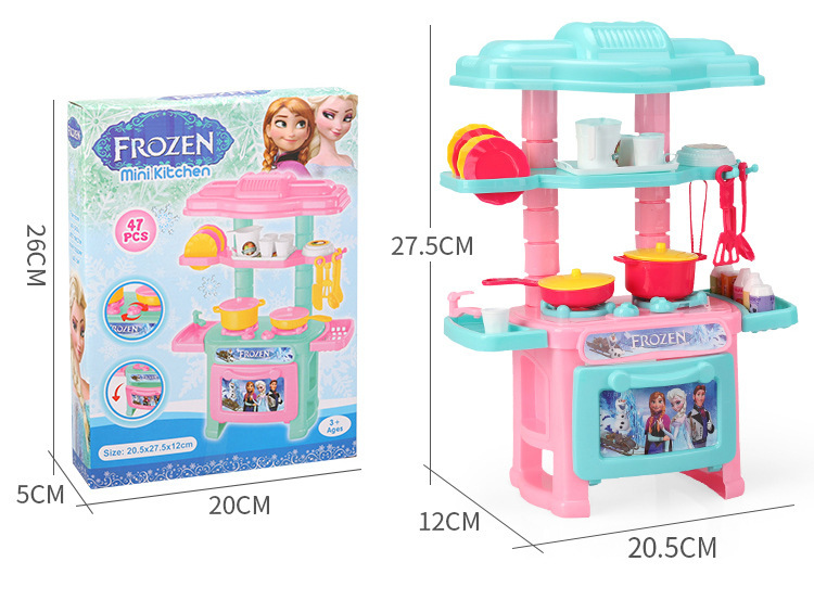 Đồ chơi nấu ăn, bộ đồ chơi làm bếp funny mini kitchen công chúa elsa – tshop90