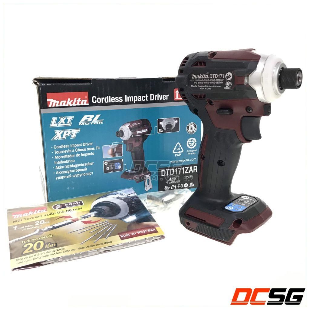 Máy vặn vít dùng pin 18v makita dtd171zar