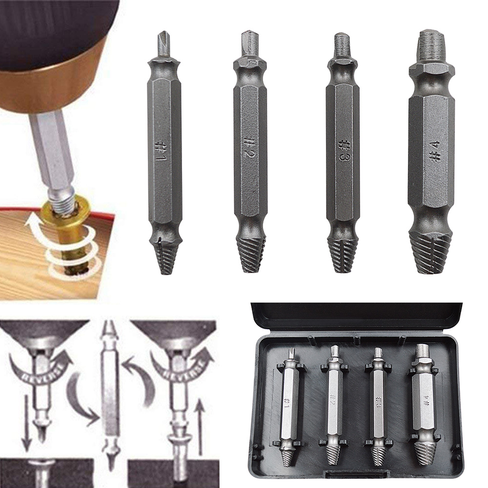 Bộ 4 mũi vặn ốc vít toét đa năng