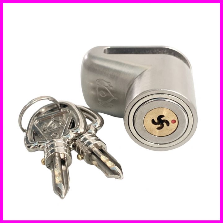Khóa đĩa chống trộm xe máy vương miện,chìa xoắn, cỡ nhỏ⚡free ship⚡khóa đĩa xe máy chống trộm,ổ khoá gắn đĩa xe
