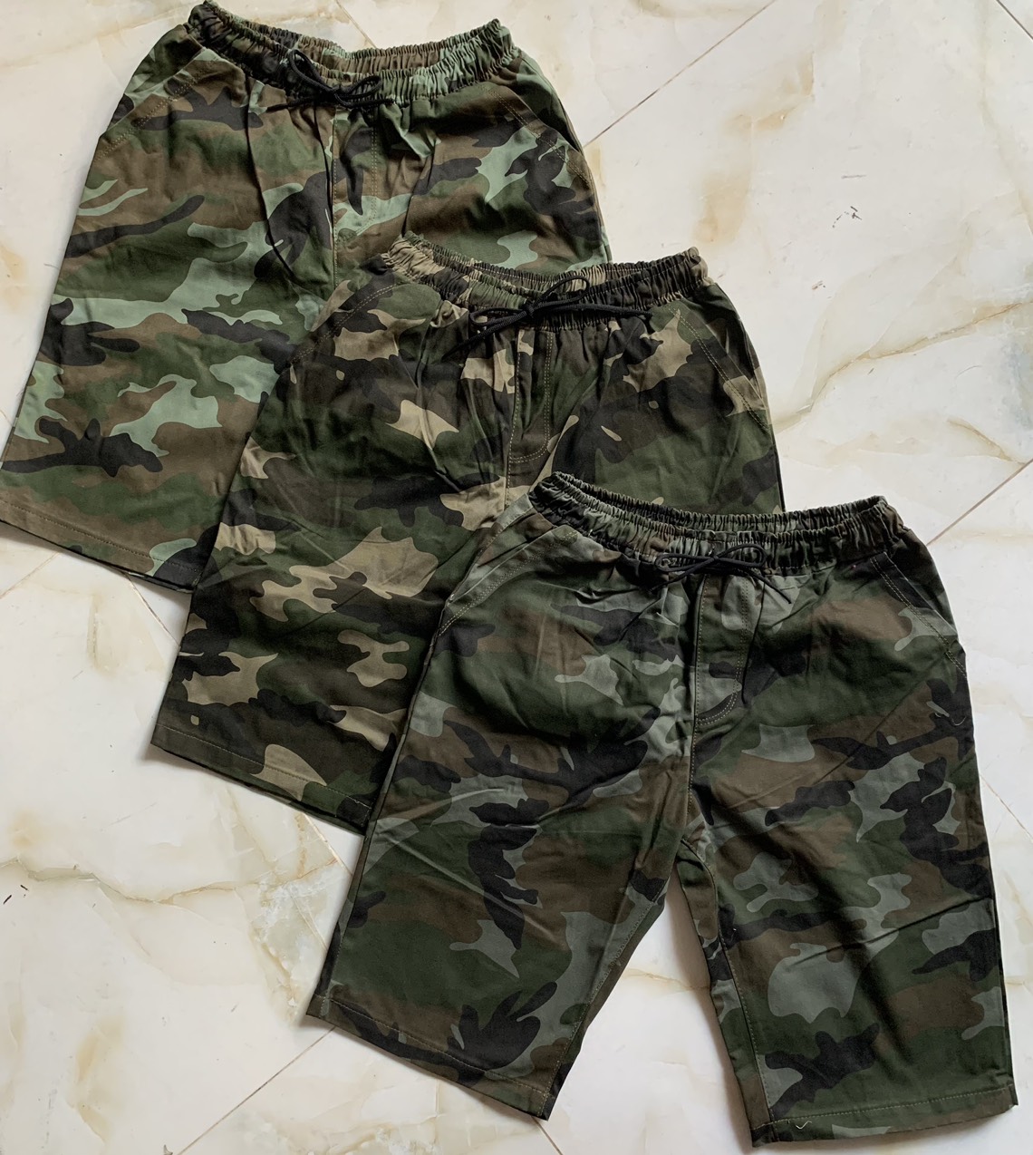 Quần short lững rằn ri loại 1