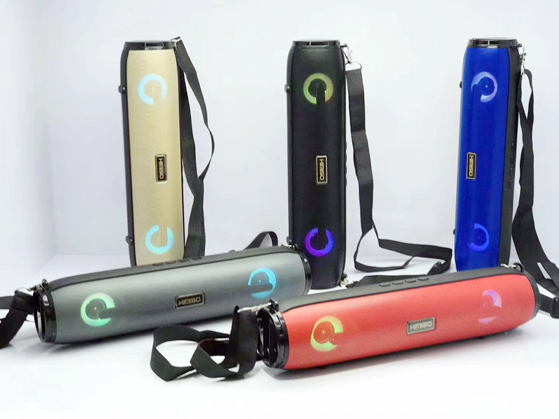 Loa bluetooth KIMISO KM-203 có đèn led cảm ứng theo nhạc, bass cực bay, thiết kế hiện đại, phong cách trẻ trung