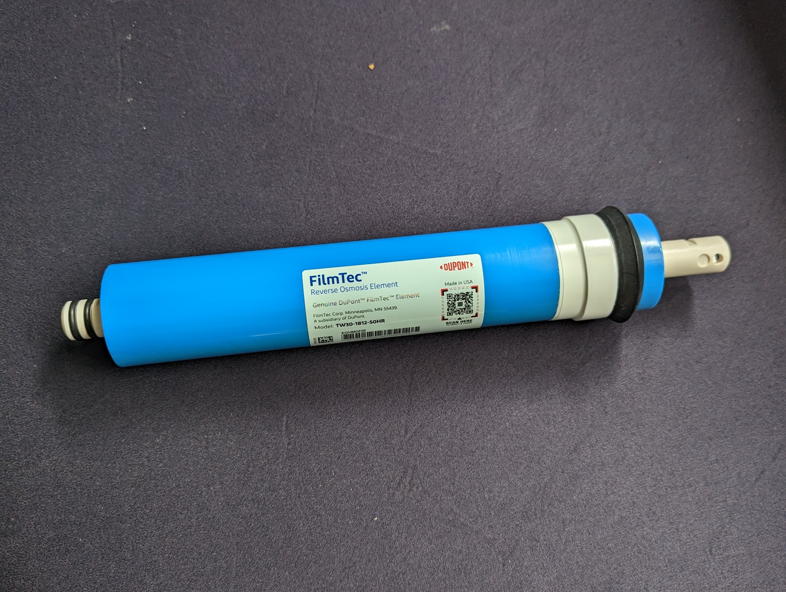 Lõi lọc ro dupont, filmtec™ tw30-1812-50hr, phù hợp các dòng máy ro kangaroo, karofi, sunhouse,...
