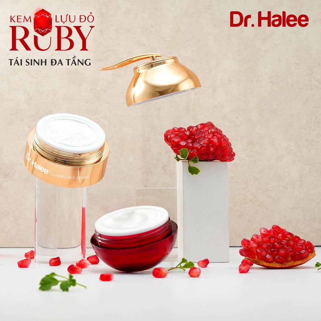 Kem Face Ruby Lựu Đỏ Drhalee