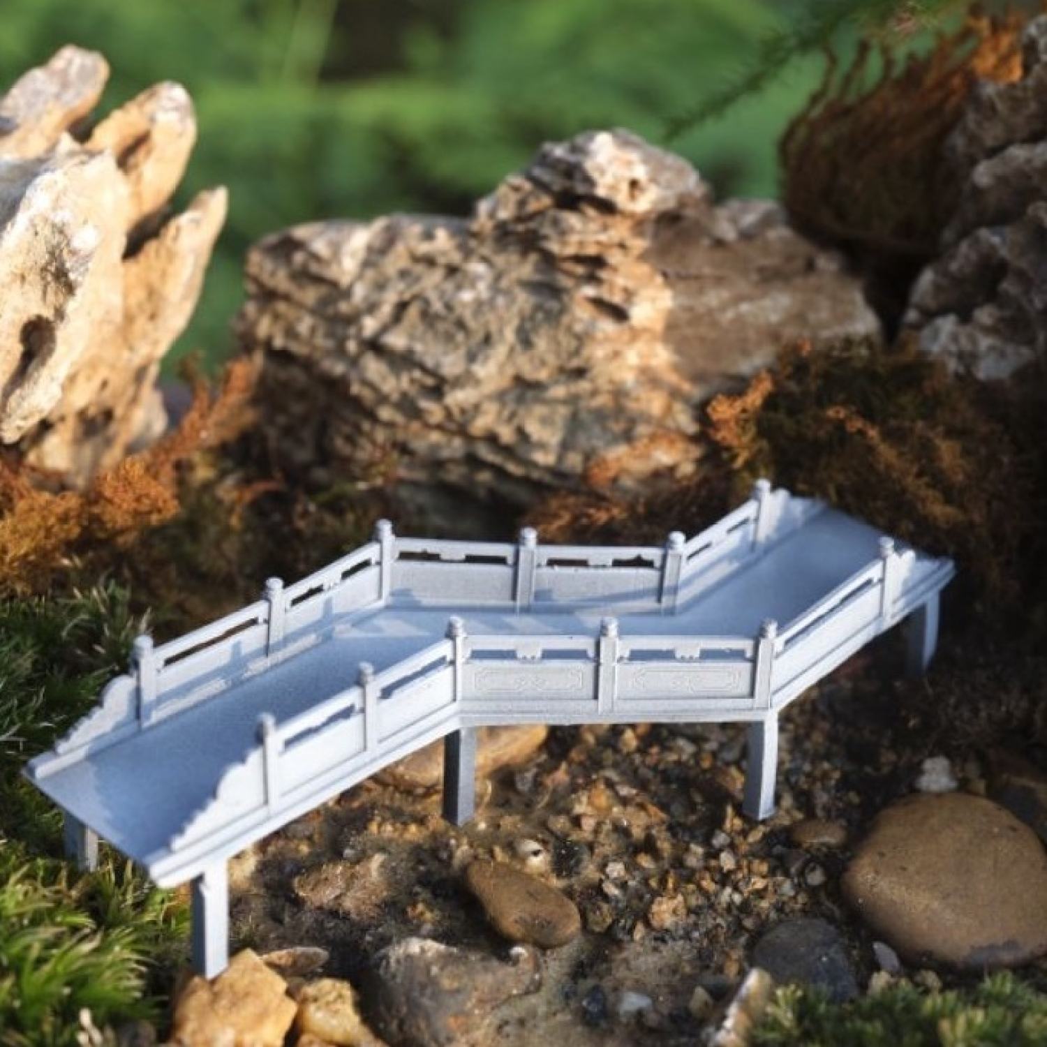Cầu đá VDS0163 - sưu tầm, decor, để bàn, trang trí tiểu cảnh, bán cạn, terrarium, non bộ, bonsai