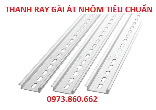 Thanh ray nhôm cài át - Thanh DIN nhôm cài aptomat