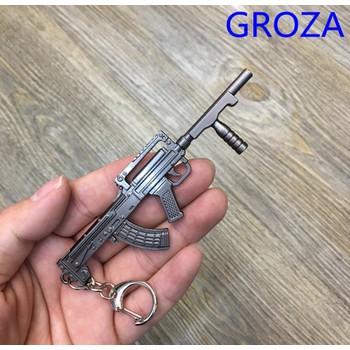 Móc khóa groza game pubg - mô hình thép