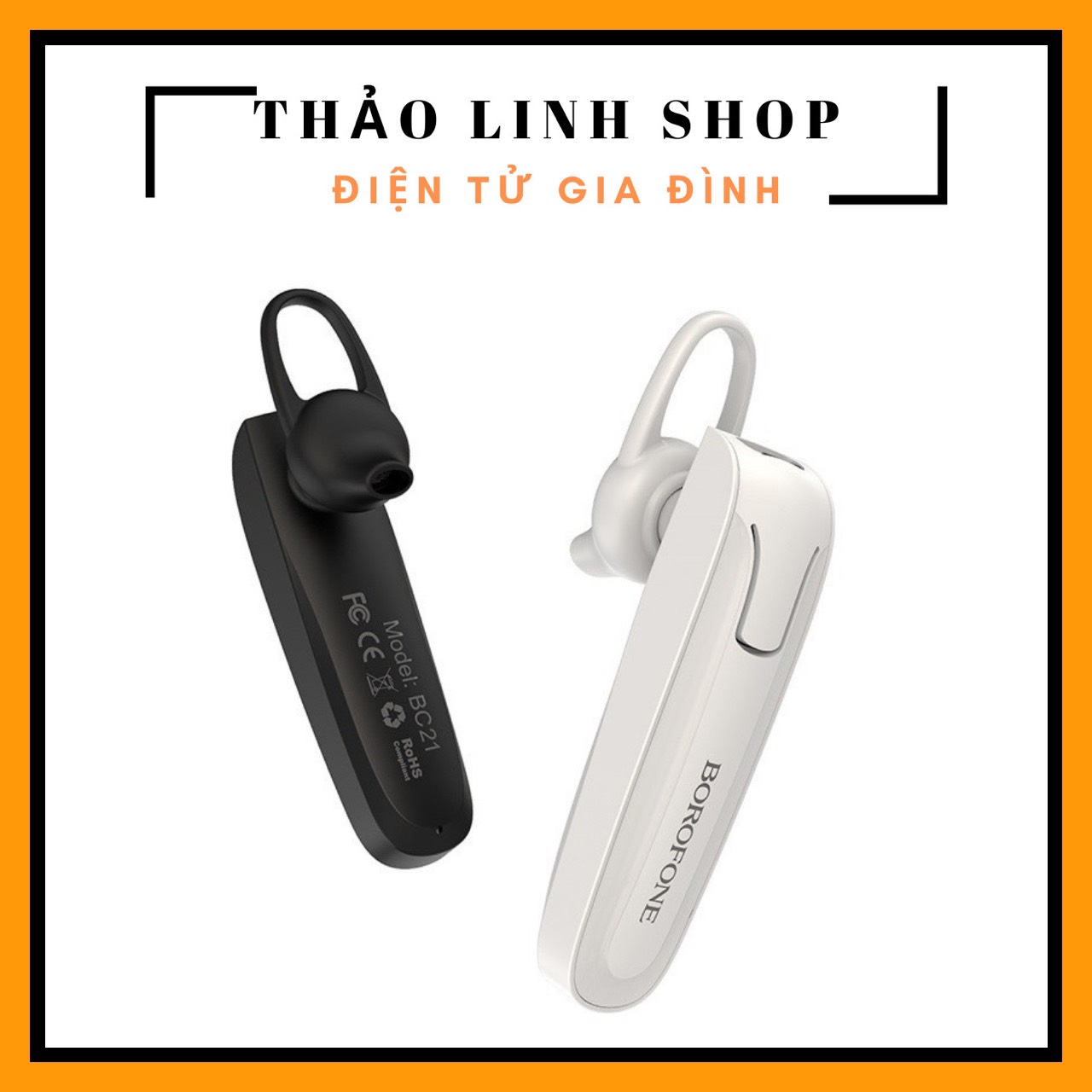 Tai nghe Bluetooth Chính Hãng Borofone BC21 BH 12 tháng chống ồn êm tai