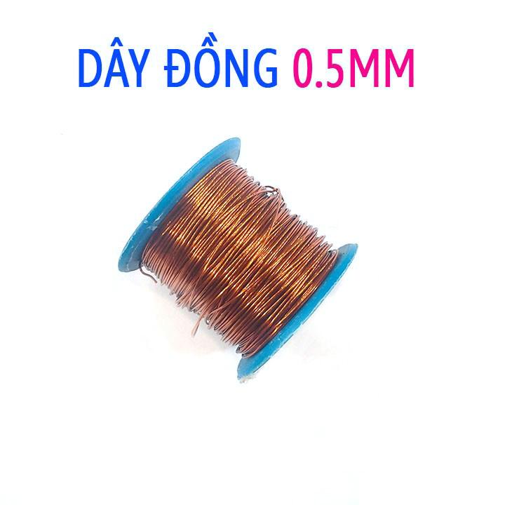 Dây đồng quấn biến áp , quấn motor 0.5MM