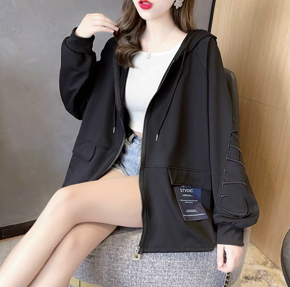 Áo khoác from nữ kiểu dáng thời trang ,mẫu mới 2021
