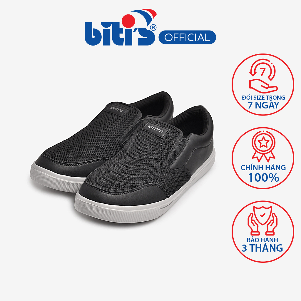 Giày Thể Thao Nam Biti's BSM004000DEN (ĐEN)