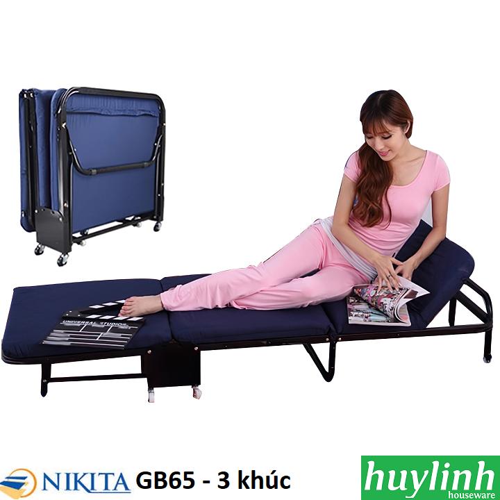 Giường gấp xếp 3 đoạn nikita gb65 - kiểu hàn quốc