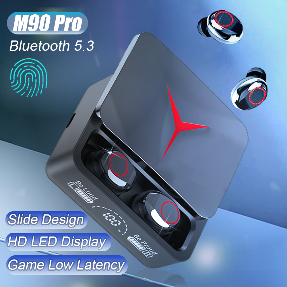 Tai nghe bluetooth M90 ProTWS Tai nghe âm thanh HD Tai nghe nhét tai BT không dây có hộp sạc