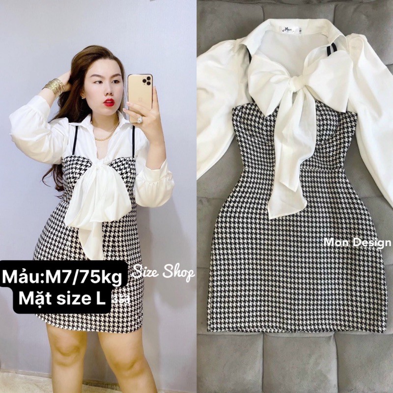 Sét yếm caro #bigsize 60=>90kg