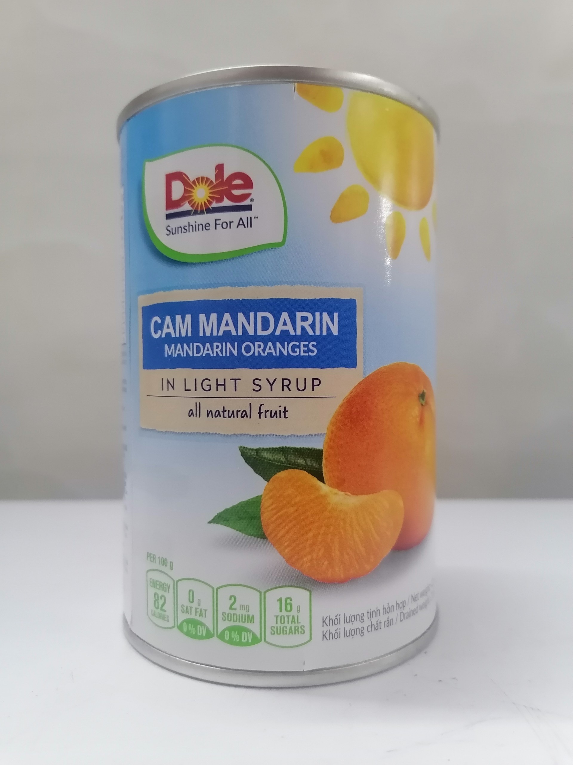 Cam mandarin ngâm nước đường dole mandarin oranges in light syrup