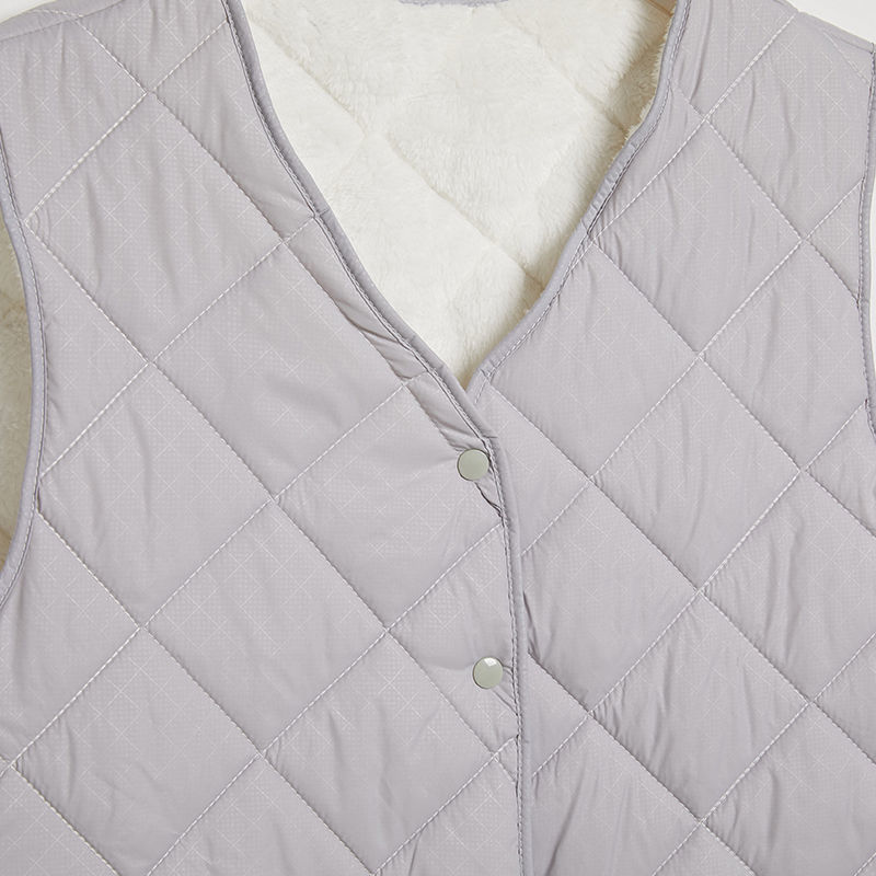 Áo gile cotton lông vũ áo bông nhỏ tôn dáng thu đông cho nam áo gile lót lót lót lót nhung dày dặn giữ ấm kẹp mặc trong