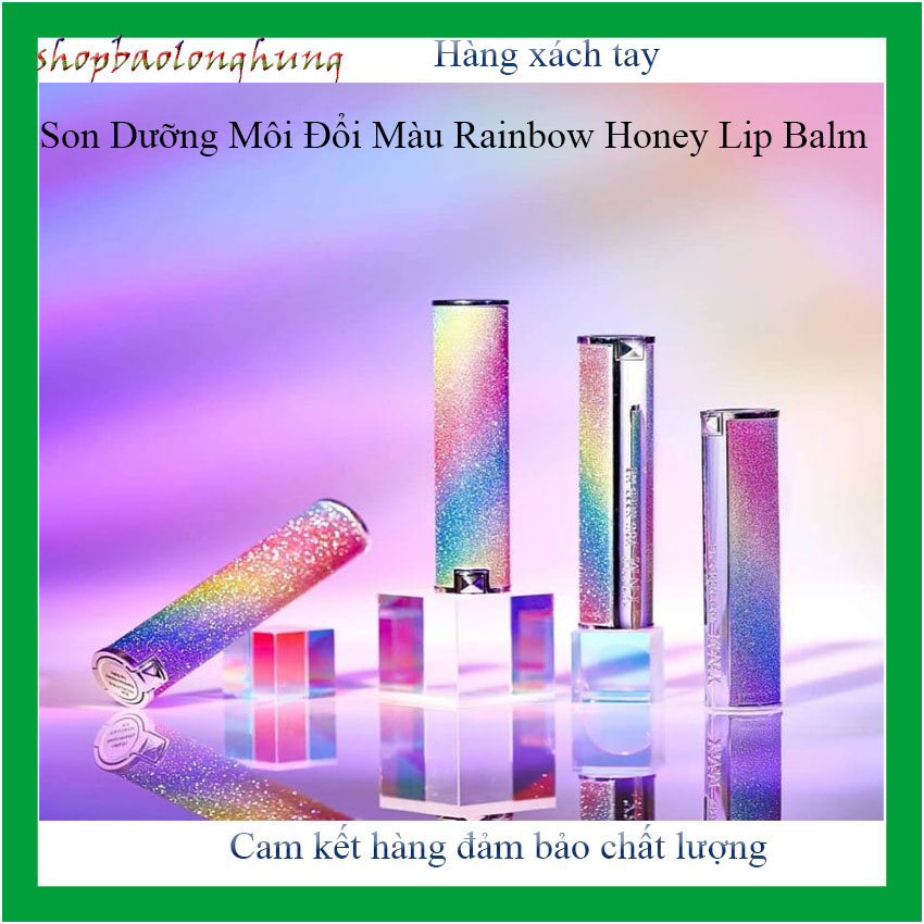 Son dưỡng môi cầu vồng Rainbow Honey. Môi mền mịn, đẹp rạng rỡ - Longhung