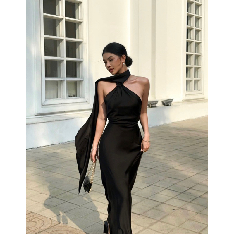 Váy lụa zelda silk dress - váy thiết kế cao cấp- dự tiệc - váy hở lưng - váy dài 🌹