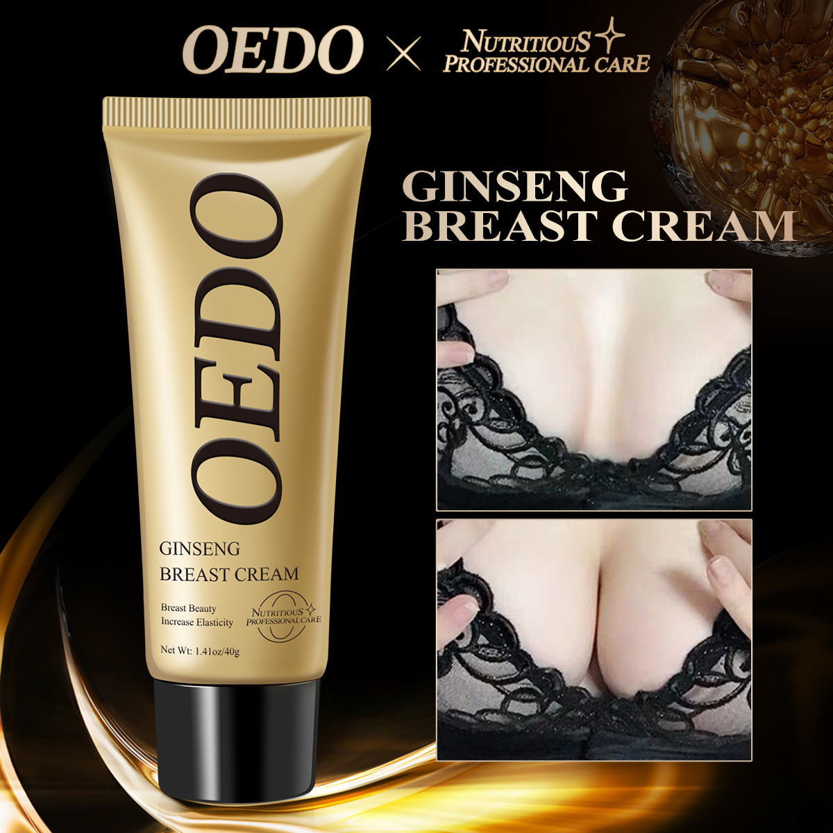OEDO Kem bôi tăng kích thước vòng 1 cho nữ với tinh chất nhân sâm thiên nhiên an toàn cho da giúp ngực săn chắc quyến rũ hơn khối lượng 40g giá siêu tốt - intl