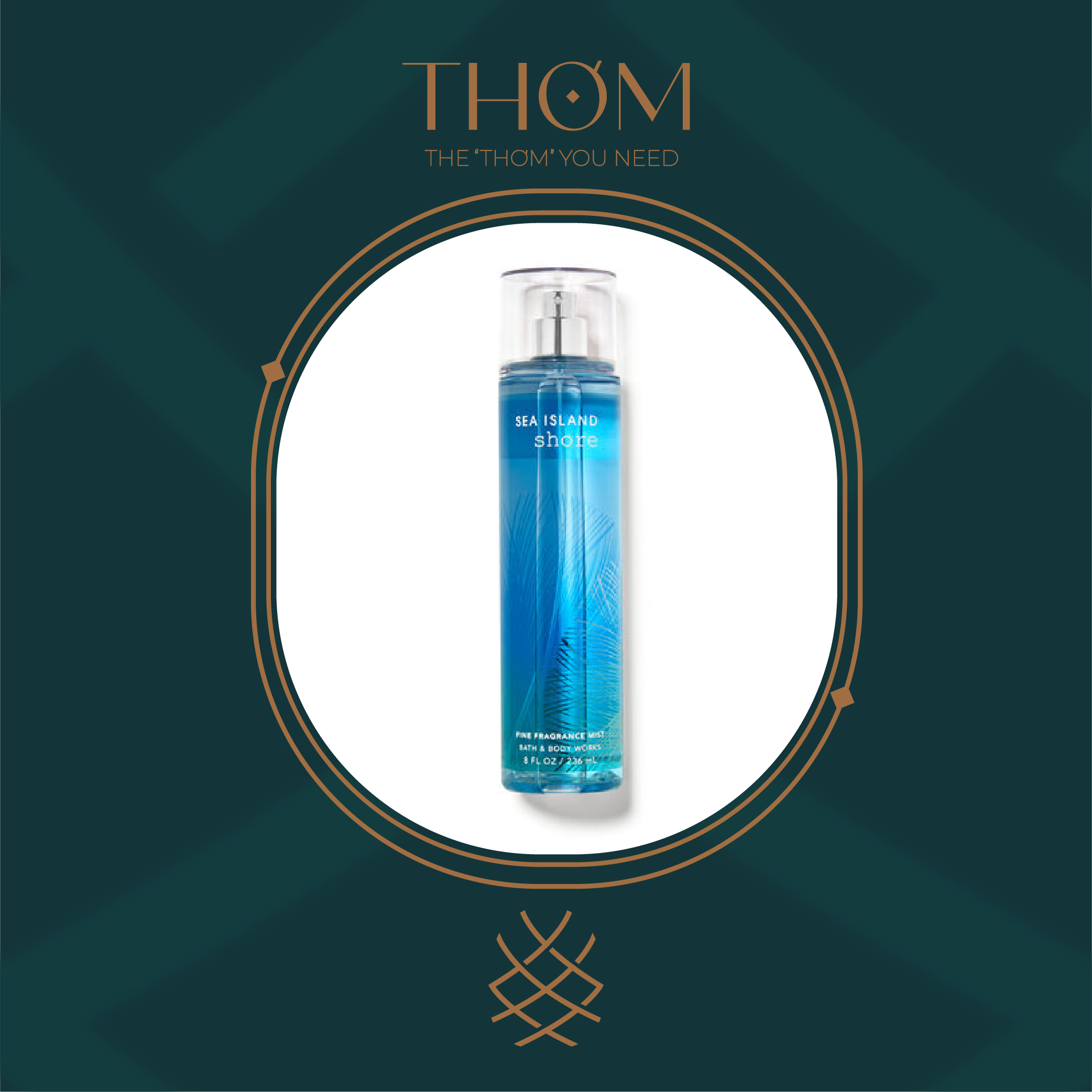 [HCM]SEA ISLAND SHORE | Sản Phẩm Xịt Thơm Toàn Thân Bath & Body Works 236ML