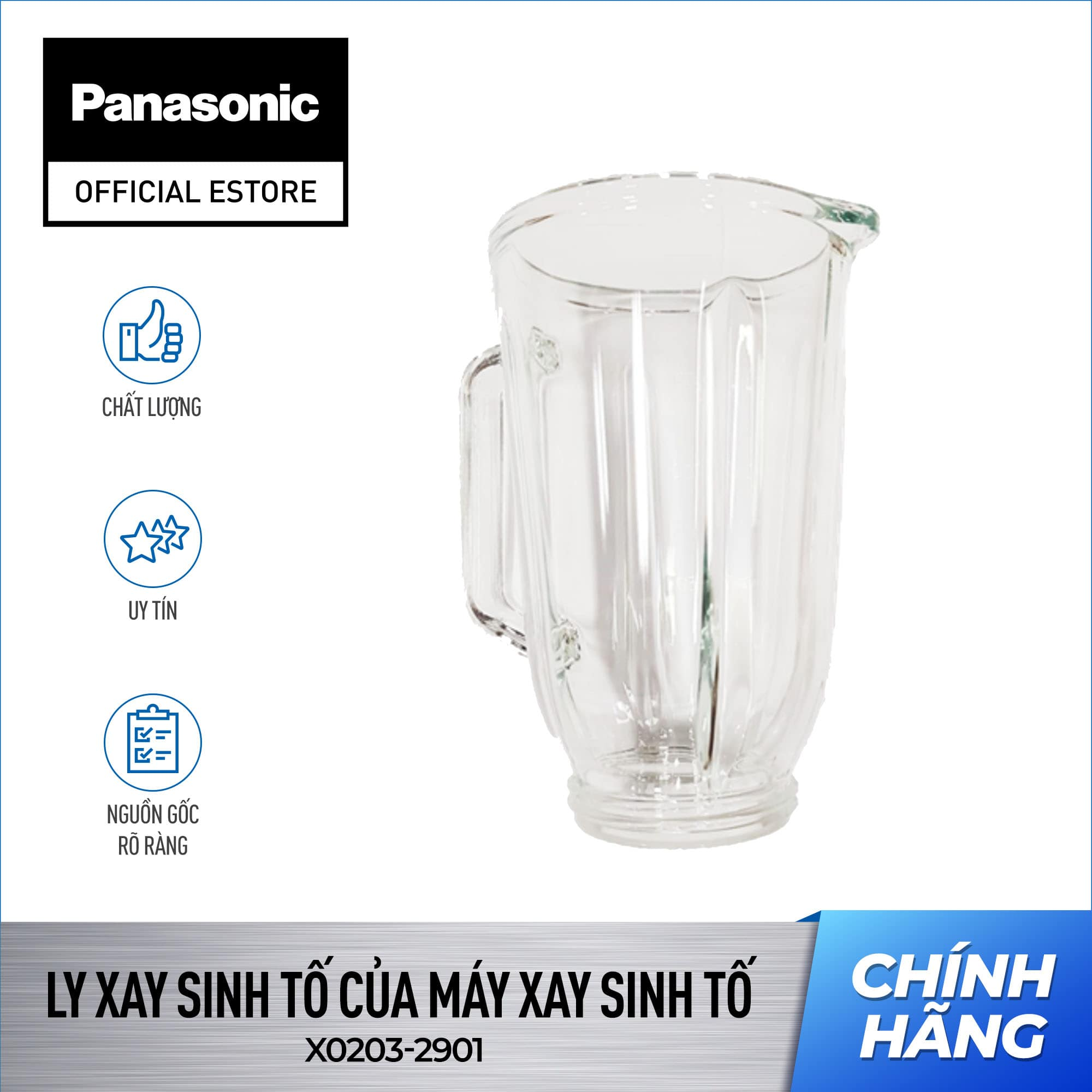 Ly xay sinh tố của máy xay panasonic mx-151sg1wra mx-151sg1wsg mx-gx1561wra