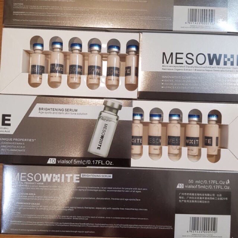 Cấy phấn mesowhite cấy phấn nano da mặt
