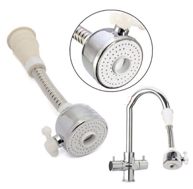 Đầu vòi rửa chén bát tăng áp, điều hướng xoay 360 độ, tiết kiệm nước, Đầu vòi mềm xoay linh hoạt cho vòi rửa chén - BBQ SHOP