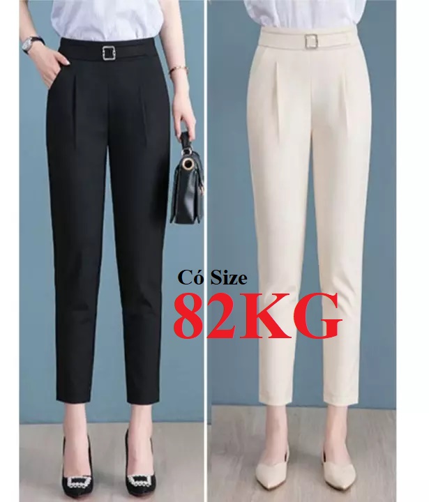 Quần tây đai vuông cao cấp có bigsize 85kg