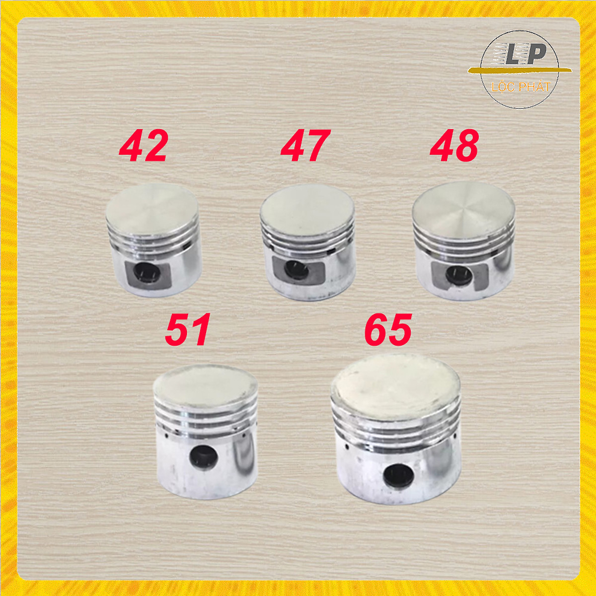 Piston hơi máy nén khí kèm bạc