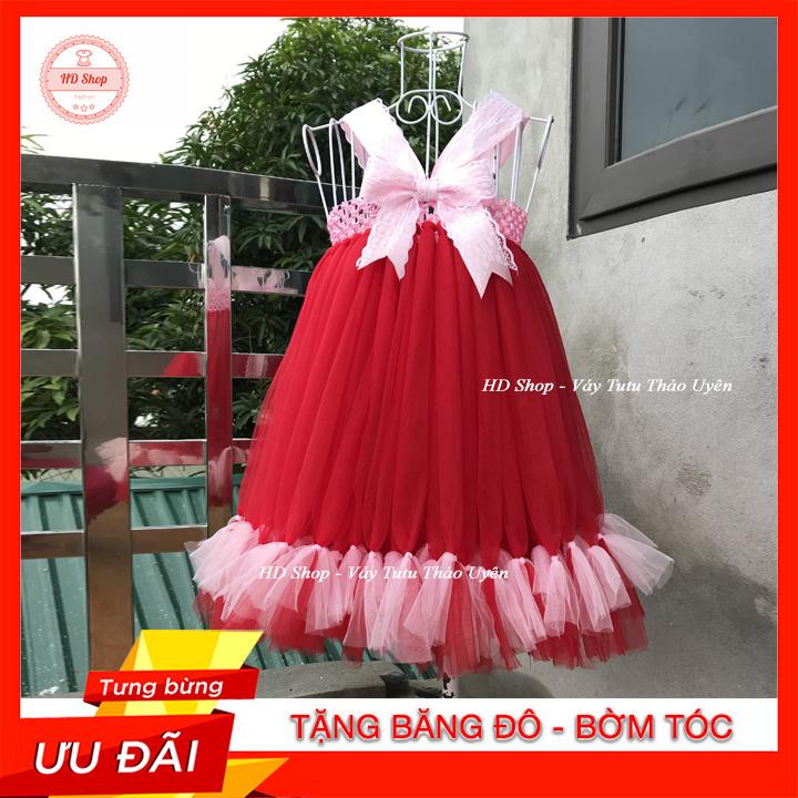 Đầm bé gái cho bé 3 kg đến 30 kg tặng kèm phụ kiện tóc cực đẹp cho bé mẫu đầm công chúa thiên nga cho bé gái