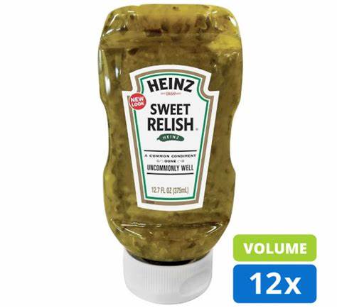 Cải bắp dưa chuột muối ngọt Sweet Relish Heinz 375ml