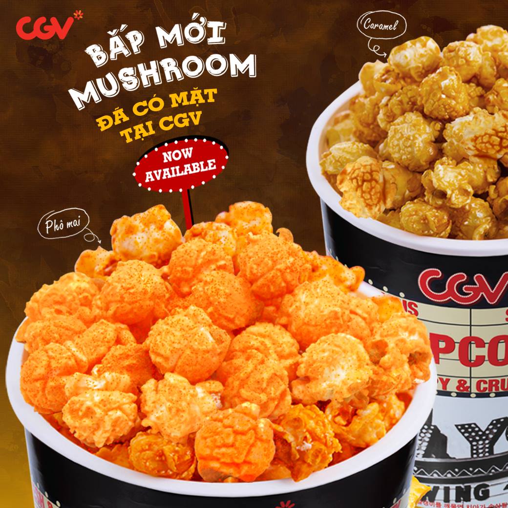 Bắp Nấm, Bắp Bướm Chuyên Nổ USA 500g - JUMBO MUSHROOM POPCORN The Nuts Valley