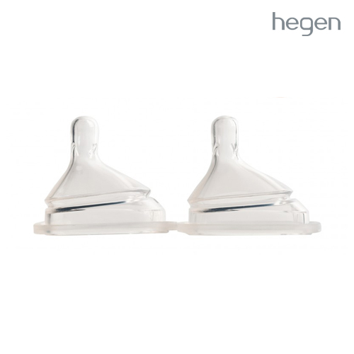 [HCM]Núm ti HEGEN dành cho bé từ 1 - trên 6 tháng tuổi (Set 2 Ty)