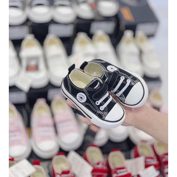Giày converse quai dán cho bé trai và bé gái